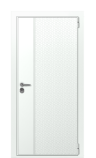 Дверь TermoWood Ral 9003 Collori Ral 9003 2577 вид снаружи