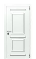 Дверь Termo Ral 9003 Securemme 366 вид снаружи