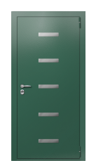 Дверь TermoPlus Ral 6028 Белый мрамор 834 вид снаружи