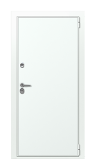 Дверь TermoWood Ral 9003 Collori Ral 9003 Kale 2550 вид снаружи