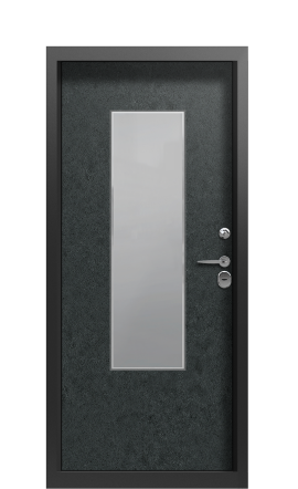 Дверь TermoPlus Vesuvio Terma Premium Черный гранит 2702