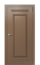 Дверь TermoPlus Ral 8025 Палисандр 1292 вид снаружи