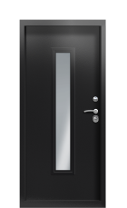 Дверь Termo Ral 9005 Kale 1307 вид внутри