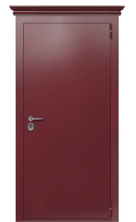 Дверь TermoPlus Ral 3005 Woodline Темно-красный 2629