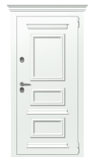 Дверь TermoPlus Ral 9003 Collori Ral 9003 2612 вид снаружи
