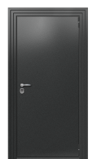 Дверь Termo Silver Securemme 1345 вид снаружи