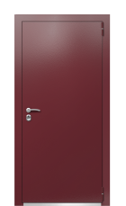 Дверь Termo Ral 3005 Кале 611 вид снаружи