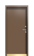 Дверь Termo Ral 8025 Кале 474 вид внутри