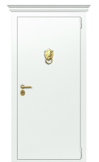 Дверь Termo Ral 9003 Securemme 760 вид снаружи