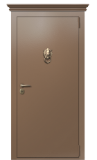 Дверь TermoPlus Ral 8025 Kale 914 вид снаружи