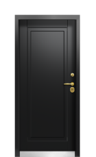Дверь Termo Ral 9005 Securemme 356 вид внутри