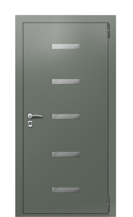 Дверь TermoPlus Ral 7009 Зелёное Сукно 692