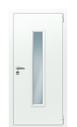 Дверь TermoPlus Ral 9003 Черный гранит 1436