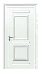 Дверь TermoPlus Ral 9003 Серый Антрацит 228 вид снаружи