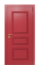 Дверь TermoPlus Ral 3031 RAL 3031 1185 вид снаружи