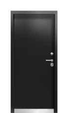 Дверь Termo Ral 9005 Кале 209 вид внутри