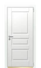 Дверь TermoWood Ral 9003 Милк 428 вид снаружи