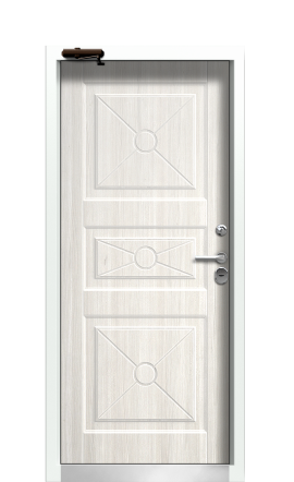 Дверь TermoWood Ral 9003 Белая Эмаль 590