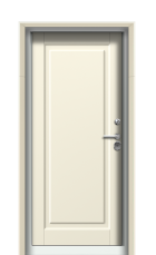 Дверь Termo Ral 9003 Слоновая кость 1160 вид внутри
