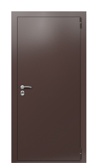 Дверь TermoPlus Decoline light венге ral 8017 F021 вид снаружи