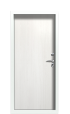 Дверь Termo Ral 9003 Белое дерево 862 вид внутри