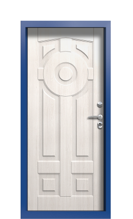 Дверь TermoPlus Ral 5005 Граб белый 457