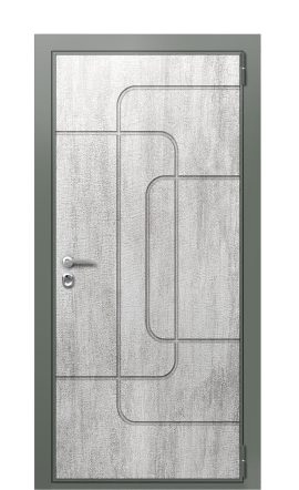 Дверь TermoWood Ral 7009 Джут белый 1227