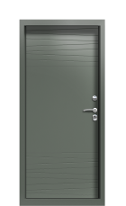 Дверь Termo Ral 9005 Ral 7009 691 вид внутри
