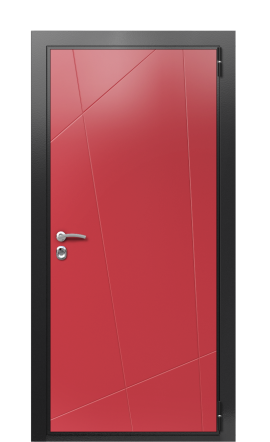 Дверь TermoWood Ral 9005 Ral 3031 696