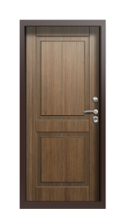 Дверь Termo Woodline тик F010 вид внутри