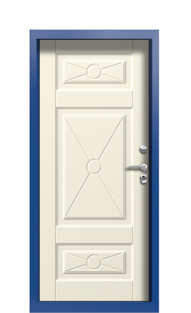 Дверь TermoPlus Ral 5005 Слоновая кость 895