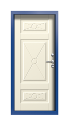 Дверь Termo Ral 5005 Слоновая кость 895 вид внутри