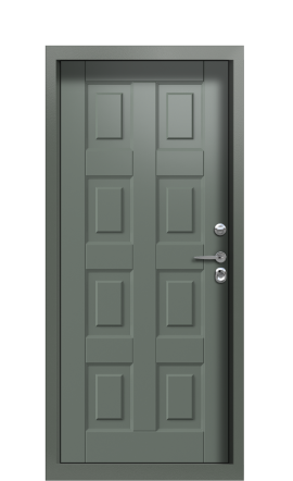 Дверь TermoPlus Silver Collori RAL 7009 F002