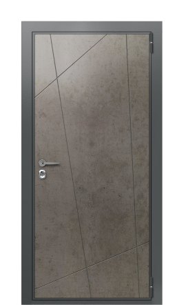 Дверь TermoWood Ral 7043 Серый Туман 1027