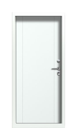 Дверь TermoWood Ral 9003 Граб белый 1028