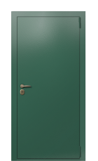 Дверь TermoPlus Ral 6028 Арктическая береза 672 вид снаружи