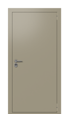 Дверь TermoPlus Keramos Collori Ral 8025 2626 вид снаружи