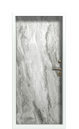 Дверь TermoPlus Ral 6028 Белый мрамор 783