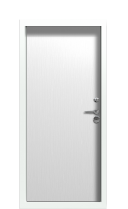 Дверь Termo Ral 9003 Terma Premium Ледяной Дождь 2640 вид внутри