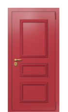 Дверь TermoPlus Ral 3031 RAL 3031 1185 вид снаружи