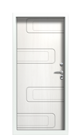 Дверь TermoPlus Ral 5005 Белое дерево 70