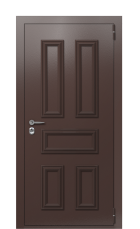 Дверь Termo Ral 8017 Ral 1019 144 вид снаружи