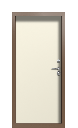 Дверь TermoPlus Ral 8025 Слоновая Кость 813