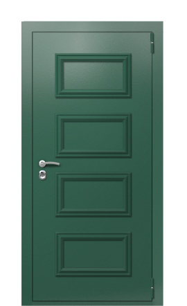 Дверь TermoPlus Decoline Premium Арктическая береза F011 Багет F011 Ral 6028 Ral 7009 правая 880