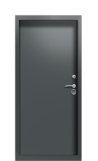 Дверь Termo Ral 7009 Ral 7043 809 вид внутри