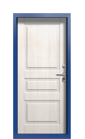 Дверь TermoWood Ral 5005 Граб белый 1466