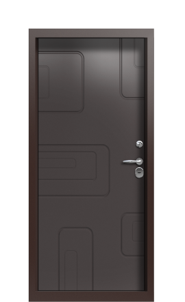 Дверь TermoWood Tobacco RAL 8019 1334