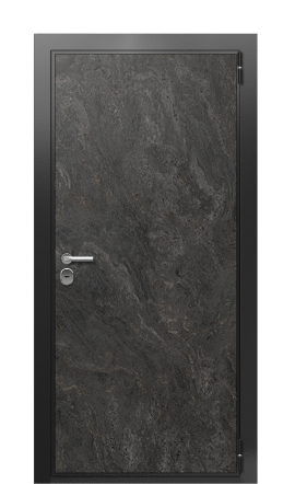 Входная дверь TermoWood Ral 9005 Тёмный мрамор 270
