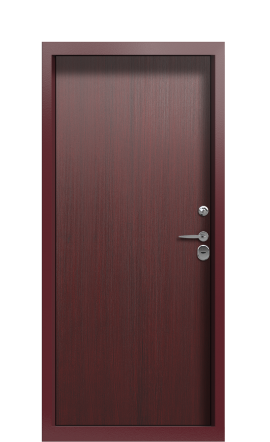 Дверь TermoPlus Ral 3005 Woodline Темно-красный 2616
