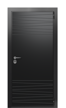 Дверь TermoWood Ral 9005 Collori Ral 9005 2575